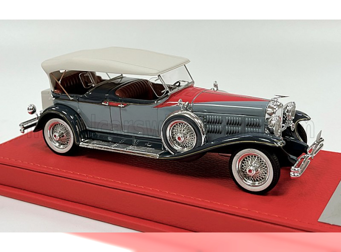 DUESENBERG J-318 Le Baron Phaeton Sn2323 Cabriolet Closed (1934), Grey Red White