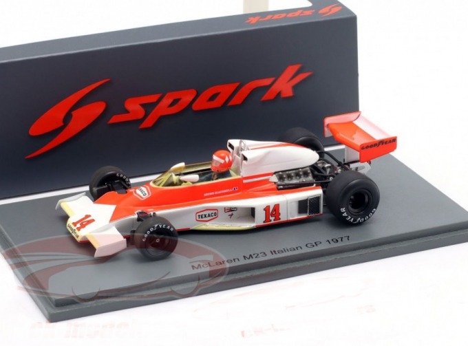 McLAREN M23 #14 Italian GP Formula 1 Bruno Giacomelli (1977)