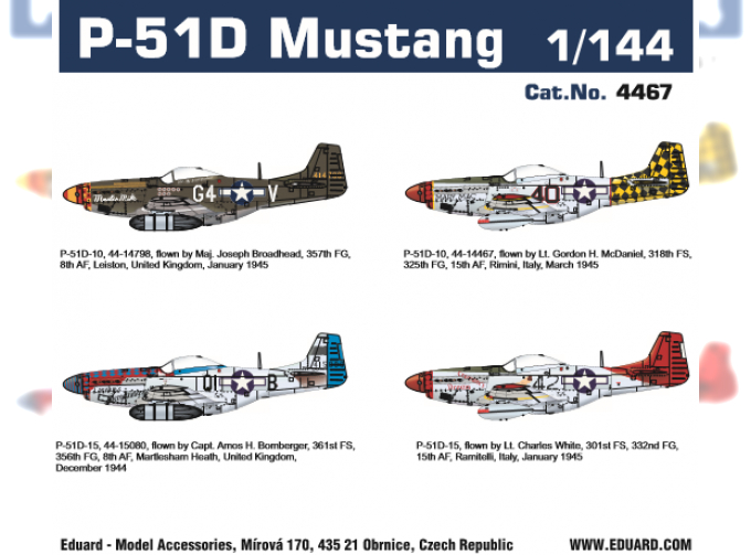 Сборная модель P-51D Mustang