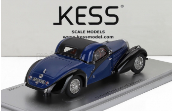 BUGATTI 57c Atalante Coupe Sn.57641 Toit Ouvrant Closed Roof (1938), Blue Black