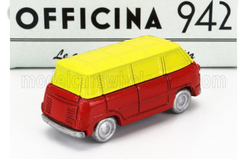 FIAT 600m Van Furgoncino Coriasco (1956), Red Yellow