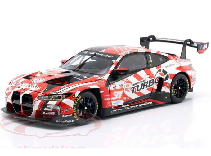 BMW M4 GT3 №31 Team WRT 2nd LMGT3 class 24h LeMans Augusto Farfus, Darren Leung, Sean Gelael (2024)