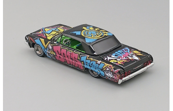 CHEVROLET Impala Convertible LowRider (1964), black & graffiti