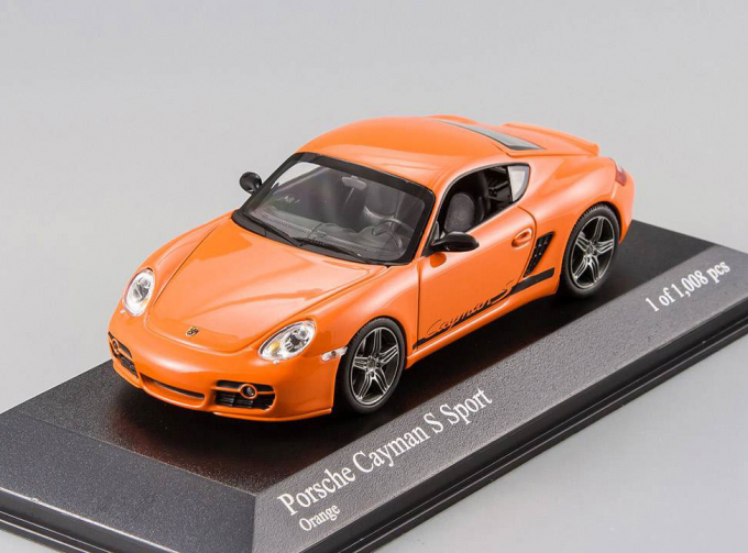 PORSCHE Cayman S (2008), orange