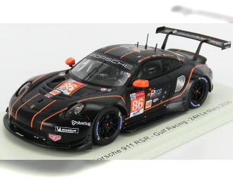 PORSCHE 911 991-2 Rsr 4.0l Team Gulf Racing N86 24h Le Mans (2020) B.Barker - M.Wainwright - A.Watson, Black