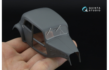 3D Декаль интерьера кабины Citroen 11CV (Tamiya) (с 3D- печатными деталями)