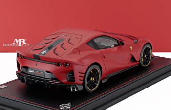 FERRARI 812 Competizione (2022) - Con Vetrina - With Showcase, Rosso F1 75 - Matt Red