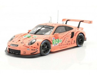 Porsche 911 (991) RSR #92 PINK PIG победитель LMGTE 2018, pink