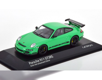 PORSCHE 911 (997) GT3 RS (2006), green black