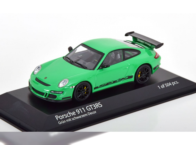 PORSCHE 911 (997) GT3 RS (2006), green black