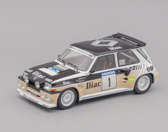 RENAULT 5 Maxi Turbo Diac #1, black / beige / white