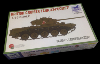 Сборная модель British Cruiser Tank A34 ‘COMET’
