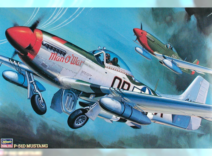 Сборная модель P51-D Mustang