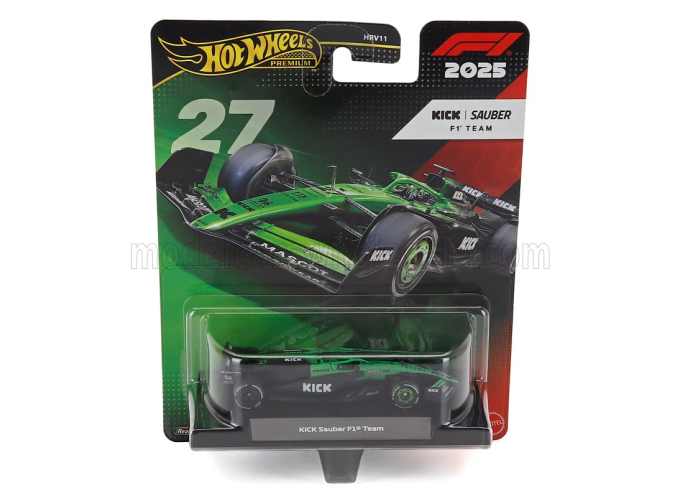 SAUBER F1 C45 Team Stake Kick №27 Season (2025) Nico Hulkenberg, Green Black