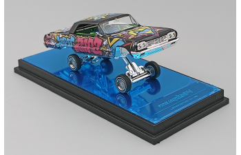 CHEVROLET Impala Convertible LowRider (1964), black & graffiti