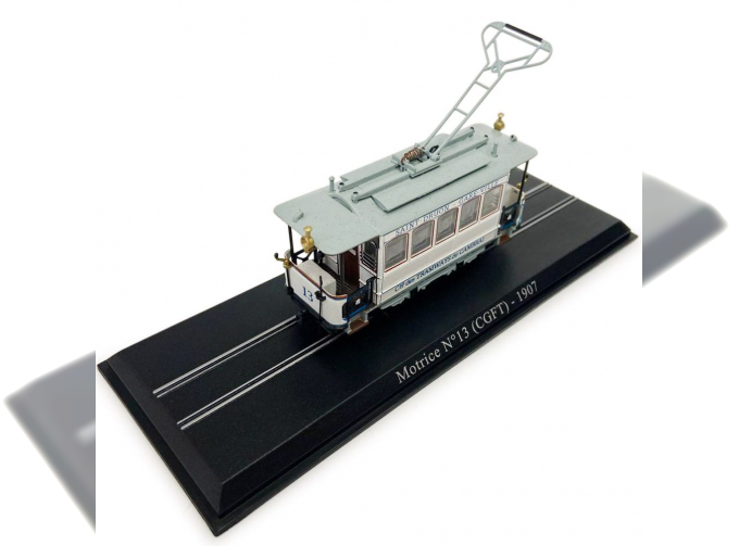 Трамвай Motrice №13 Камбре, Франция (1907), белый