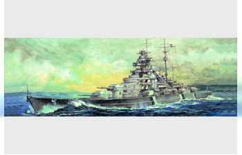 Сборная модель Немецкий линкор Bismarck (1941г.)