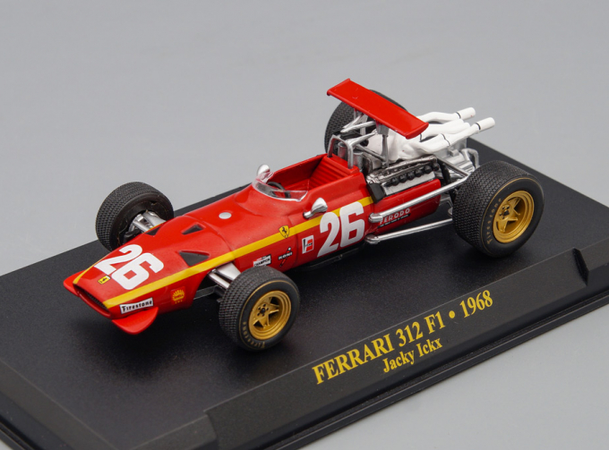 FERRARI 312 F1 #26 Jacky Ickx "Scuderia Ferrari" Winner French GP 4 место 1968