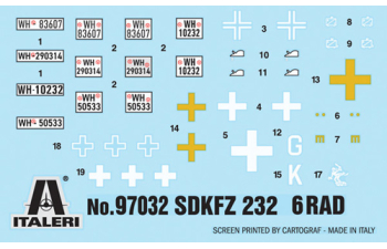Сборная модель SD.KFZ. 232. 6 RAD