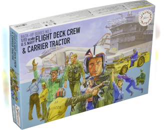 Сборная модель FDC-1 Flight Deck Crew & MD-3 Tractor