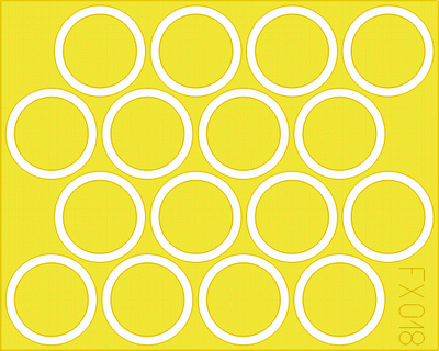 Окрасочная маска Советский средний танк Т-34 1943 года выпуска (катки)