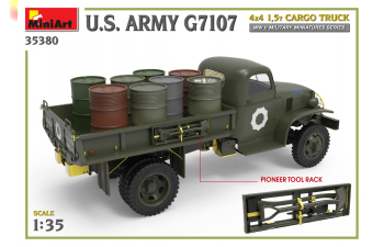 Сборная модель Американский G7107 4X4 1,5 т армейский грузовик