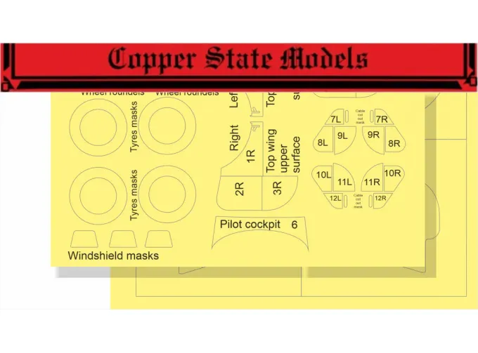 Маска окрасочная для Nieuport 11