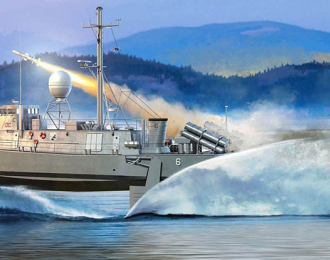 Сборная модель Американский боевой корабль класса "Пегас"