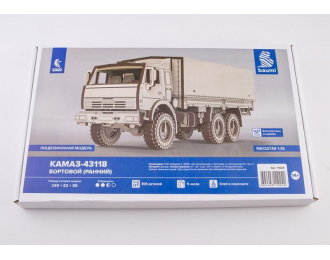 Сборная модель Камский грузовик 43118 бортовой (ранний)