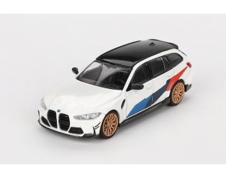 BMW M3 Touring (G81) M Performance 2023 (LHD) белый с черным