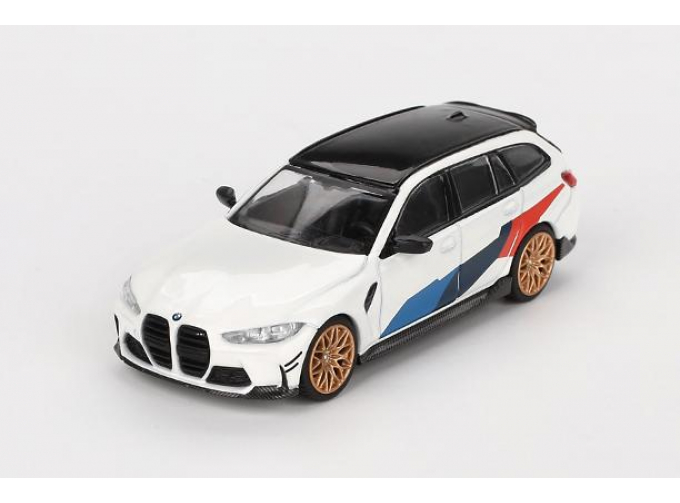 BMW M3 Touring (G81) M Performance 2023 (LHD) белый с черным