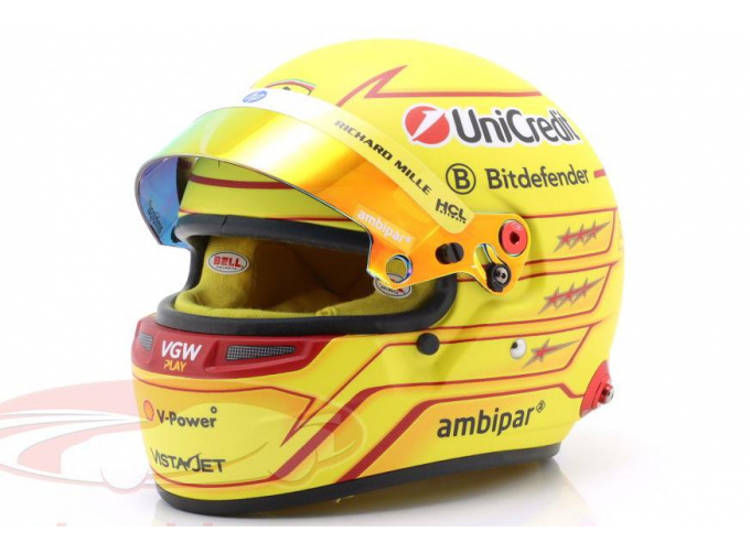 MINI HELMET Lewis Hamilton #44 Scuderia Ferrari Formula 1 (2025)
