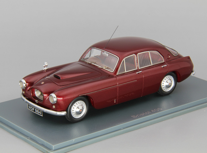 BRISTOL 405 Sports Saloon, dark red metallic