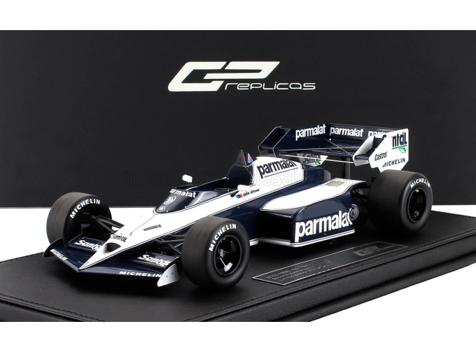 BRABHAM F1 Bt53 Parmalat №1 2nd Austrian Gp (1984) Nelson Piquet, White Blue