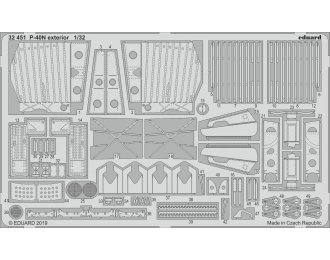 Edurad Набор фототравления P-40N экстерьер