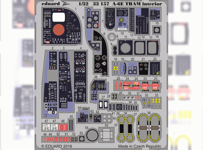 Фототравление для A-6E TRAM interior