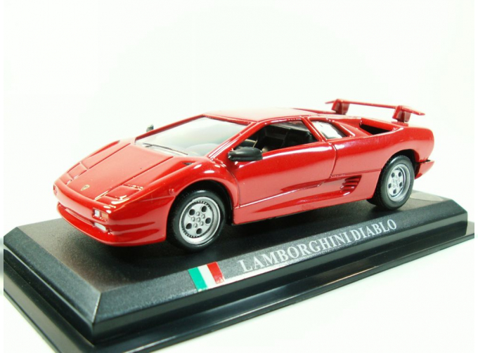 LAMBORGHINI Diablo, CAR collection 1:43, красный