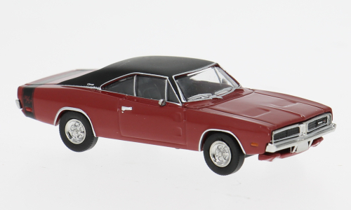 DODGE Charger (1969), red/black