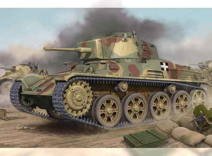 Сборная модель Танк Hungarian Light Tank 43M Toldi III(C40)