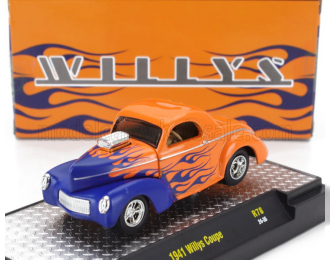 FORD Willys Coupe Custom (1941), Orange Blue