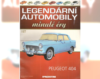 PEUGEOT 404, Legendarni automobily minule ery 127