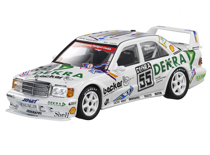 MERCEDES-BENZ 190E 2.5-16 Evo II #55 Olaf Manthey W201 DTM Nurburgring (1992), white / green