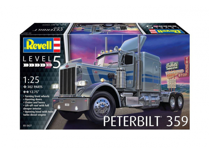 Сборная модель Седельный тягач Peterbilt 359