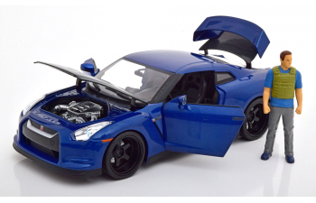 NISSAN GT-R (R35), blaumetallic/carbon