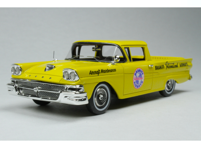 FORD Ranchero "Braniff International" 1958 Yellow