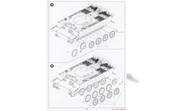 Сборная модель немецкий танк Tiger I (ранний) "Battle of Kharkov"