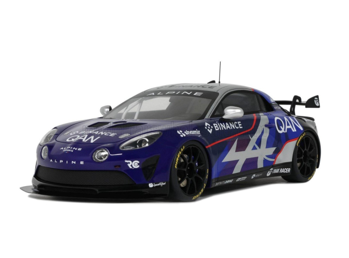 ALPINE A110 Gt4 Evo Coupe Alpine N 00 E-sports Series (2024), Blue Black