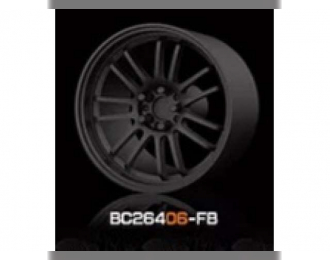 ABS Wheel & Rim set, flat black