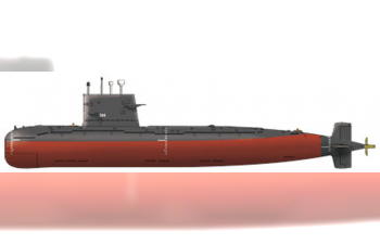Сборная модель Подводная лодка PLA Navy Type 039 Song class SSG
