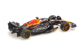 RED BULL F1 Rb19 Team Oracle Red Bull Racing №1 World Champion Winner British Gp (2023) Max Verstappen, Matt Blue